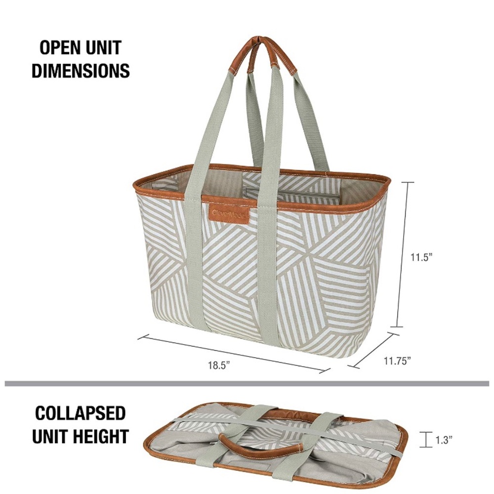 CleverMade 30L SnapBasket Reusable Collapsible
